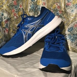ASICS Men's Gel-Contend 7 EXTRA WIDE | LAKE DRIVE/MAKO BLUE | SIZE 10